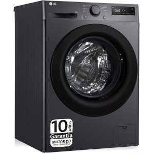 Lavadora LG F4WR5009A6M 9K 1400R inox grafito STEAM