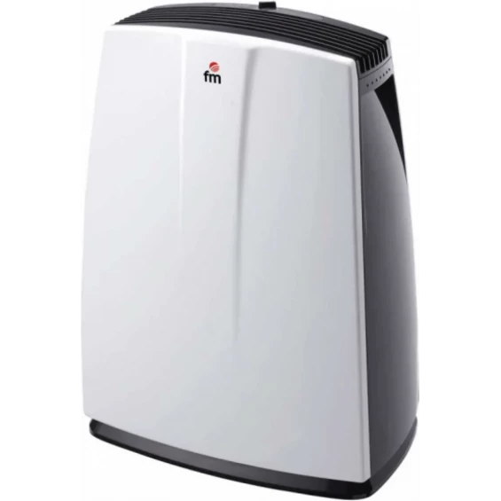 Deshumidificador FM DH-20, 20 litros/día, depósito 2,3 litros, 42 dB, para 20-30 m², gris