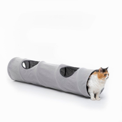 Túnel portátil Innovagoods Funnyl - Plegable | Resistente al agua | 25x114cm | Gris