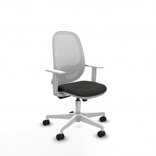 Piqueras y Crespo Cilanco blanca sincro malla blanca bali negro brazos blancos base blanca ruedas 65mm nailon