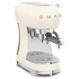 Cafetera Smeg ECF02CREU, crema LINEA AÑOS 50