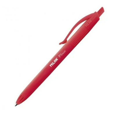 Bolígrafo de Tinta de Aceite Retráctil Milan P1 Touch MLN176512925/ Rojo
