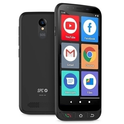 Telefono movil smartphone spc zeus negro - 5.5pulgadas - bt - 5 mpx - 5 mpx - android 11 - 16gb rom - 1gb ram - 2400 mah