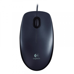 Ratón Logitech M90, con cable, óptico, 1000 DPI, USB, negro