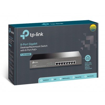 Switch TP-LINK 8 Port Gigabit PoE