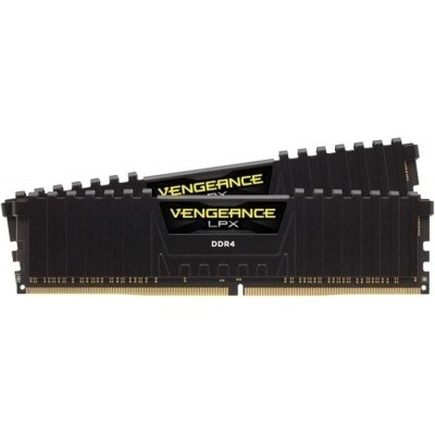 Kit de memoria VENGEANCE® LPX 32GB (2 x 16GB) DRAM DDR4 a 3200 MHz C16 – Negro