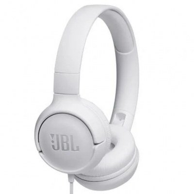 Auriculares jbl tune 500 - microfono - jack 3.5mm - blanco