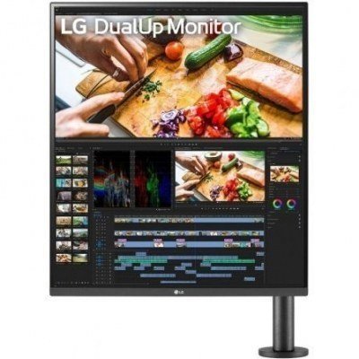 Monitor Profesional LG DualUp Ergo 28MQ780-B 27.6/ SDQHD/ Multimedia/ Negro