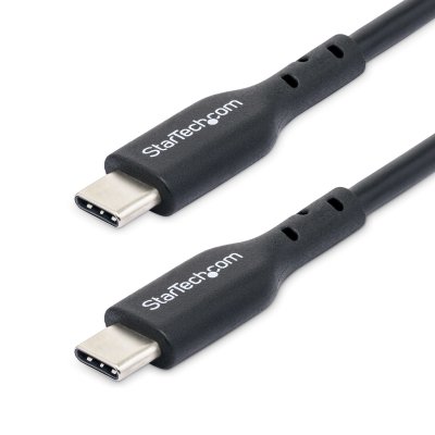 Cable de Carga USB-C de 3m - Cable de Carga USB Tipo C para Portátil - Cable USB para Tablet o Móvil - Entrega de Alimentación PD de 60W 3A - Cable de Datos - Macho a Macho