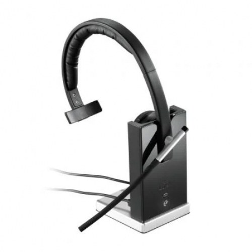 Auricular Inalámbrico Logitech H820E/ con Micrófono/ USB/ Radiofrecuencia/ Negro
