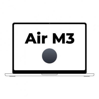 Apple Macbook Air 13,6/ M3 8-Core CPU/ 24Gb/ 512Gb SSD/ 10-Core GPU/ Medianoche