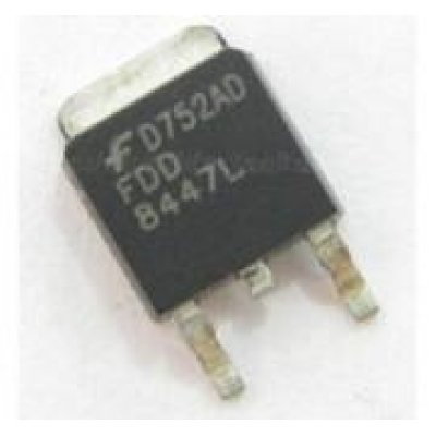 Circuito Integrado N-MosFet 40V 57A DPAK FDD8447L
