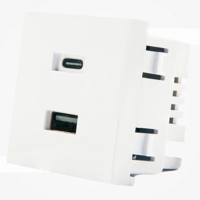Shelly USB charger for Wall Display Stand White