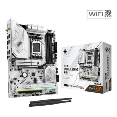 Placa base asrock b850 steel legend wifi am5 atx - 4x ddr5