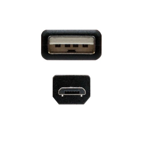 Nanocable 10.01.0503 cable USB 3 m 2.0 USB A Micro-USB B Negro