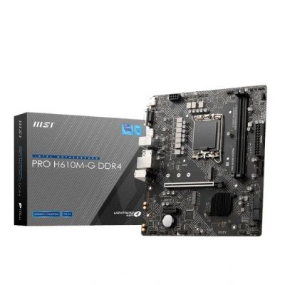 PLACA BASE MSI PRO H610M-G 1700 MATX 2XDDR5