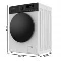 Lavadora Cecotec Bolero DressCode 9155 Inverter, 9 kg, 1400 rpm, clase A-30%, blanco - imagen 3