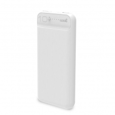 COOL BATERIA EXTERNA POWER BANK 10.000 MAH (2 X USB / 2A) BOSTON BLANCO