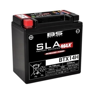 Batería BS Battery SLA MAX BTX14H (FA) 300887
