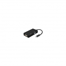 ADAPTADOR AISENS USB 3.1 TIPO-C MACHO A SVGA DVI HDMI 4K HEMBRA 15CM NEGRO A109-0343