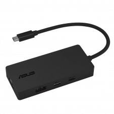 ASUS 4 in 1 USB-C Dock DC110 Alámbrico USB 3.2 Gen 2 (3.1 Gen 2) Type-C Negro