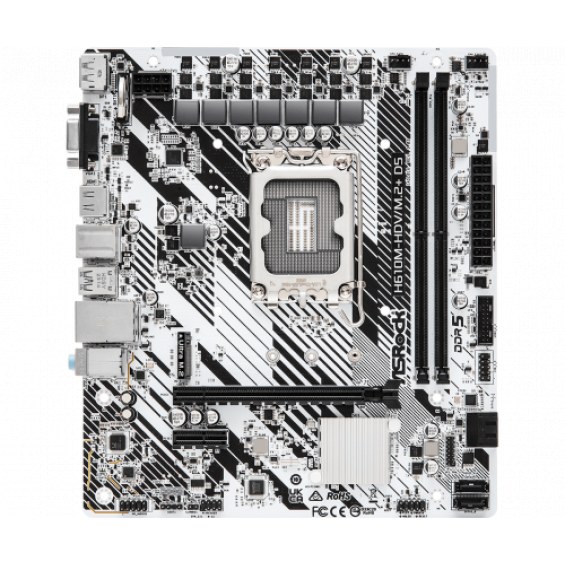 Asrock H610M-HDV/M.2+ D5 Intel H610 LGA 1700 micro ATX