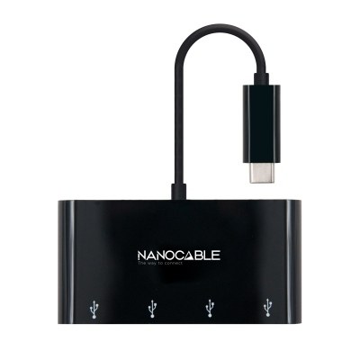 Adaptador Usb-C a 4xUsb3.0 tipo A 10 cm