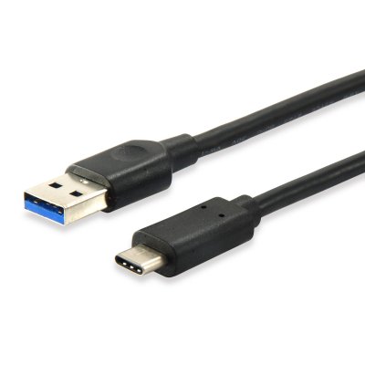 128343 Cable USB 3.2 Gen 1 C a A, M/M, 0,25m, 5Gbps, Negro