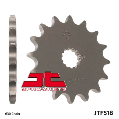 Piñón JT SPROCKETS acero estándar 518 - Paso 630 JTF518.13