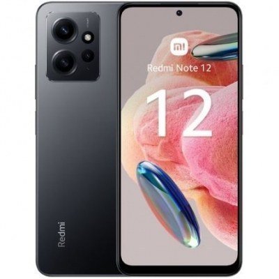 Smartphone Xiaomi Redmi Note 12 4GB/ 64GB/ 6.67/ Gris Onyx
