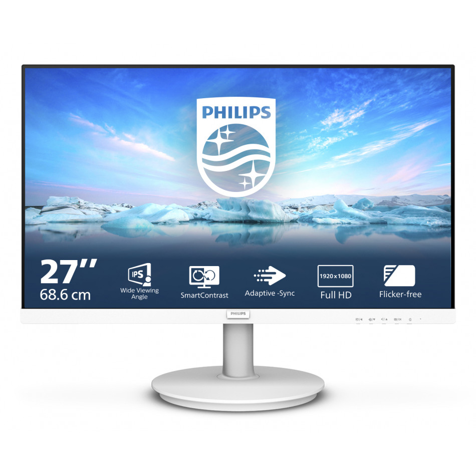V Line 271V8AW/00 pantalla para PC 68,6 cm (27") 1920 x 1080 Pixeles Full HD LCD Blanco