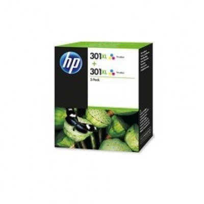 Pack cartucho tinta hp d8j46ae 2und 301xl color