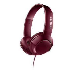 Philips Auriculares Bass+ Shl3070Rd 00 Rojo Diadema Plegables Cancelac