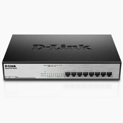 Switch D-Link DGS-1008MP 8 Puertos/ RJ-45 10/100/1000 POE