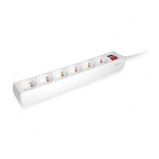 Regleta Equip 6xschuko Interruptor Blanca