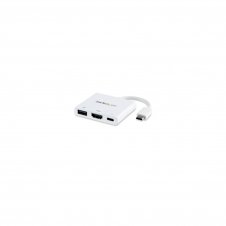 StarTech.com Adaptador Multipuertos USB-C con HDMI - Puerto USB 3.0 - PD de 60W - Blanco