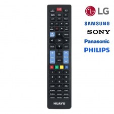 Mando de Repuesto TV HUAYU para LG, Sony, Philips y Panasonic (URC1566)