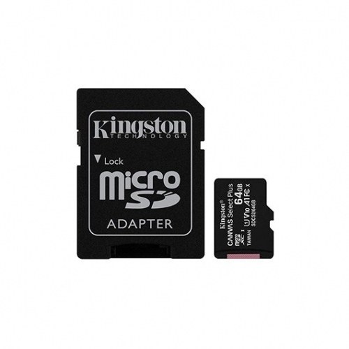 MEM MICRO SDXC 64GB KINGSTON CANVAS SELECT+ADAPT