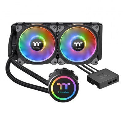 Ventilador cpu refrigeracion liquida thermaltake floe dx rgb 240 tt - 2xvent 120x120mm rgb - multisocket