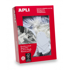 APLI 00390 etiqueta sin adhesivo 500 pieza(s) Blanco Rectángulo
