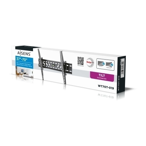 Aisens - Soporte Pro Inclinable Para Monitor/Tv 50Kg De 37-70, Negro
