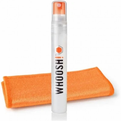 Kit Limpiador de Pantallas de Bolsillo Whoosh Kit Pocket WSH001/ Spray 8ml + Paño Microfibra
