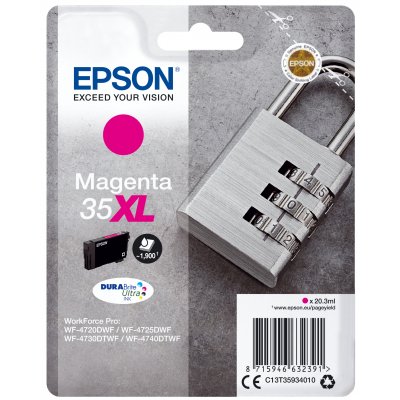 Epson T3593 (35XL) Magenta Cartucho de Tinta Original - C13T35934010