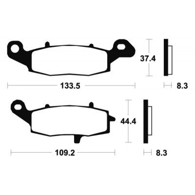 TECNIUM Sintered Metal Brake Pads - MTR205 MTR205