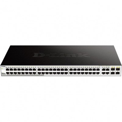 Switch d - link 52 puertos gestionable 48 gigabit ethernet 10 - 100 - 100 4 sfp layer2 smartiii