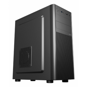 UNYKAch Caja ATX UK8026, Midi Tower, PC, Negro, ATX, ITX, micro ATX sin PSU con USB Type C 3.0