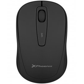 Ratón Phoenix M250, 1600 DPI, inalámbrico, RGB, 2.4 GHZ, USB, negro