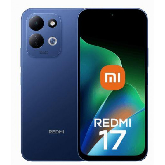 Teléfono móvil Smartphone Xiaomi Redmi 17, 4G, 4GB, 128GB, 6.99 pulgadas, 7500 mAh, 50 MP, clase B, azul