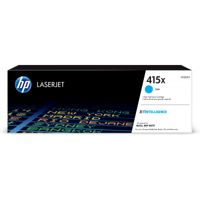 Cartucho de tóner Original LaserJet 415X cian de alta capacidad