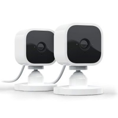 CAMARA IP WIFI BLINK MINI KIT 2 CAMARAS COMPATIBLE ALEXA 1080P 30FPS 110º ALTAVOZ MICRO